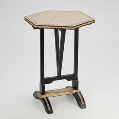 Vintage marokkanischen Intarsien Tilt Top Stand oder Tisch