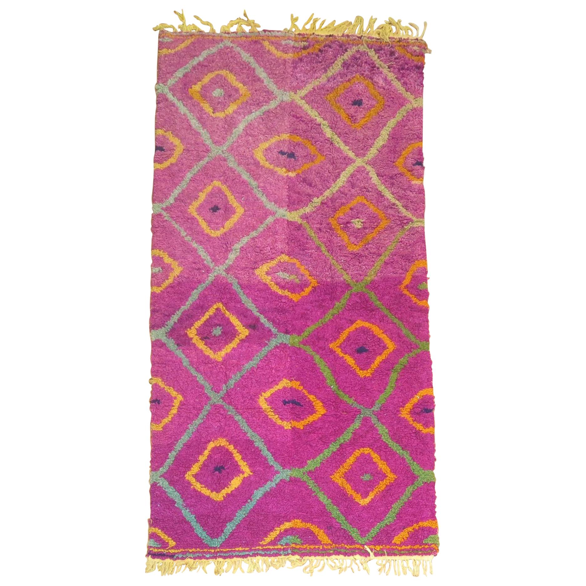 Marokkanisch inspirierter Vintage-Teppich