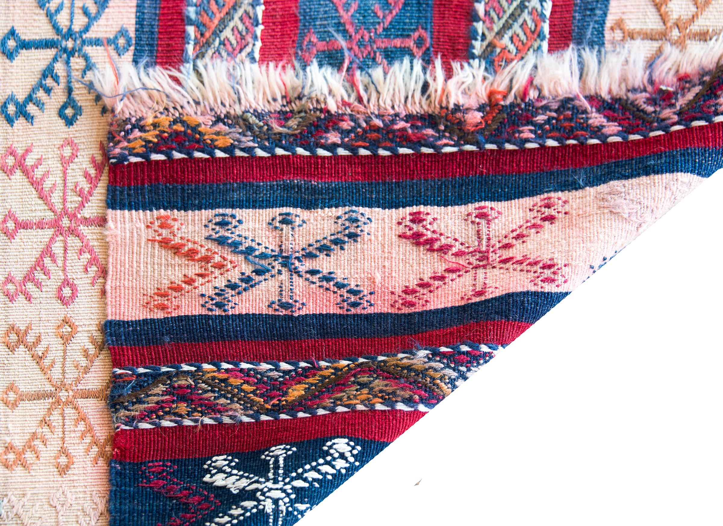 Marokkanischer Kelim-Teppich, Vintage im Angebot 5