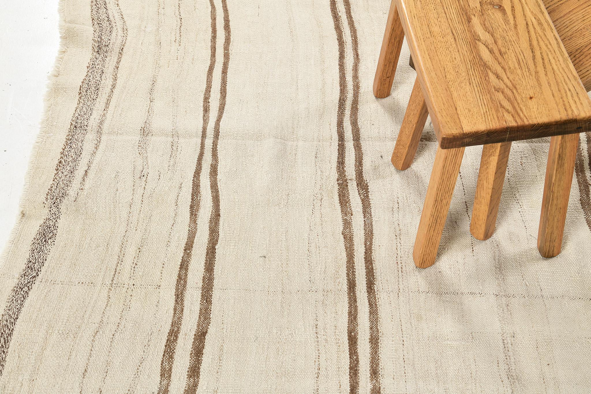Marokkanischer Kilim-Teppich (Mitte des 20. Jahrhunderts) im Angebot