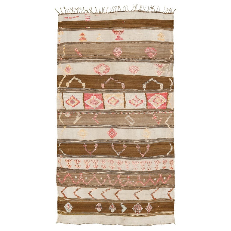 Vintage Moroccan Kilim Rug For Sale at 1stDibs