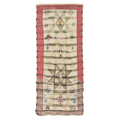 Vintage Moroccan Middle Atlas Tribe Berber Rug