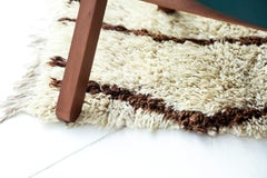 Vintage Marokkanischer Mrirt Berber Stammes-Teppich