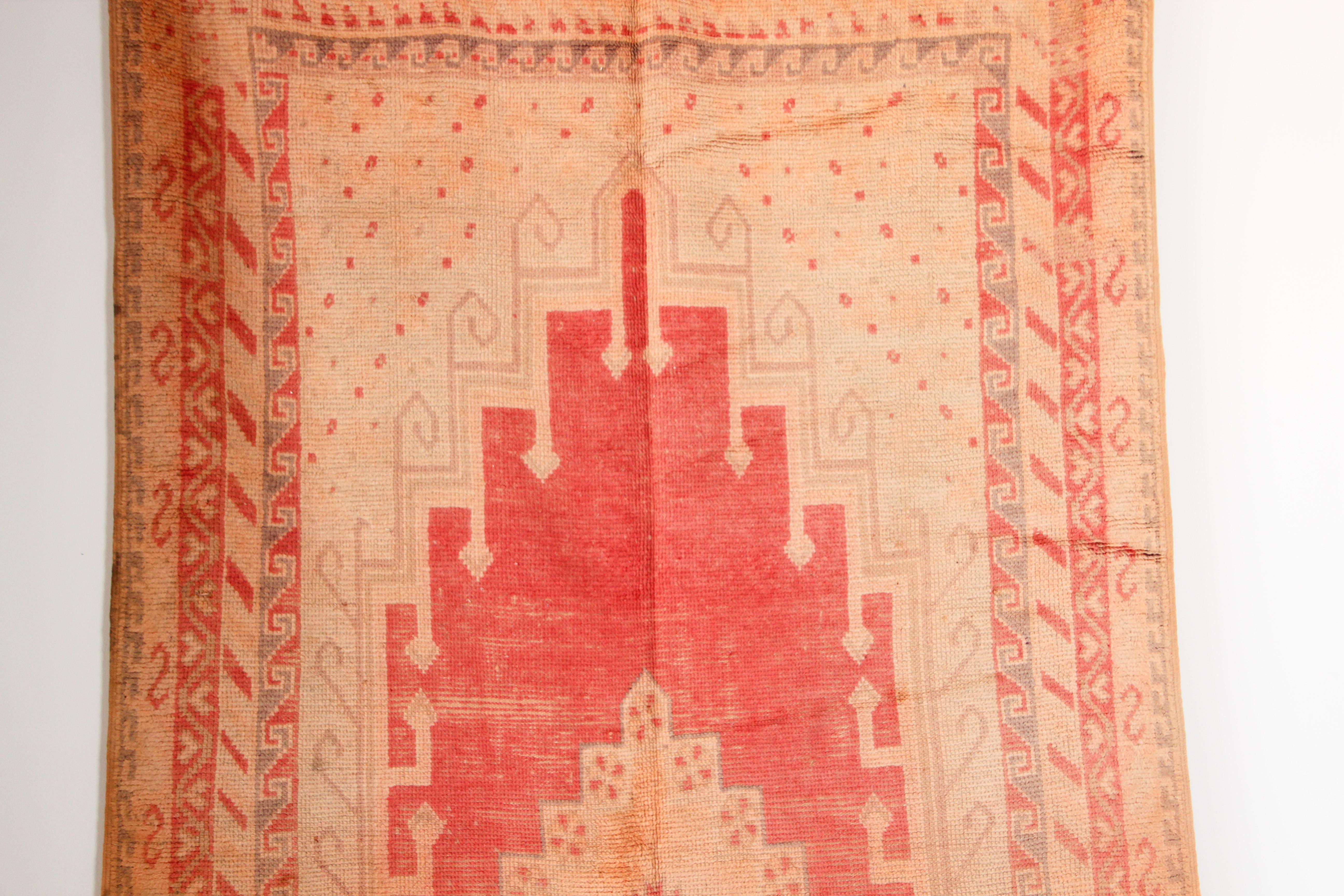 Vintage Moroccan Berber Tribal Rug, circa 1960 For Sale 4