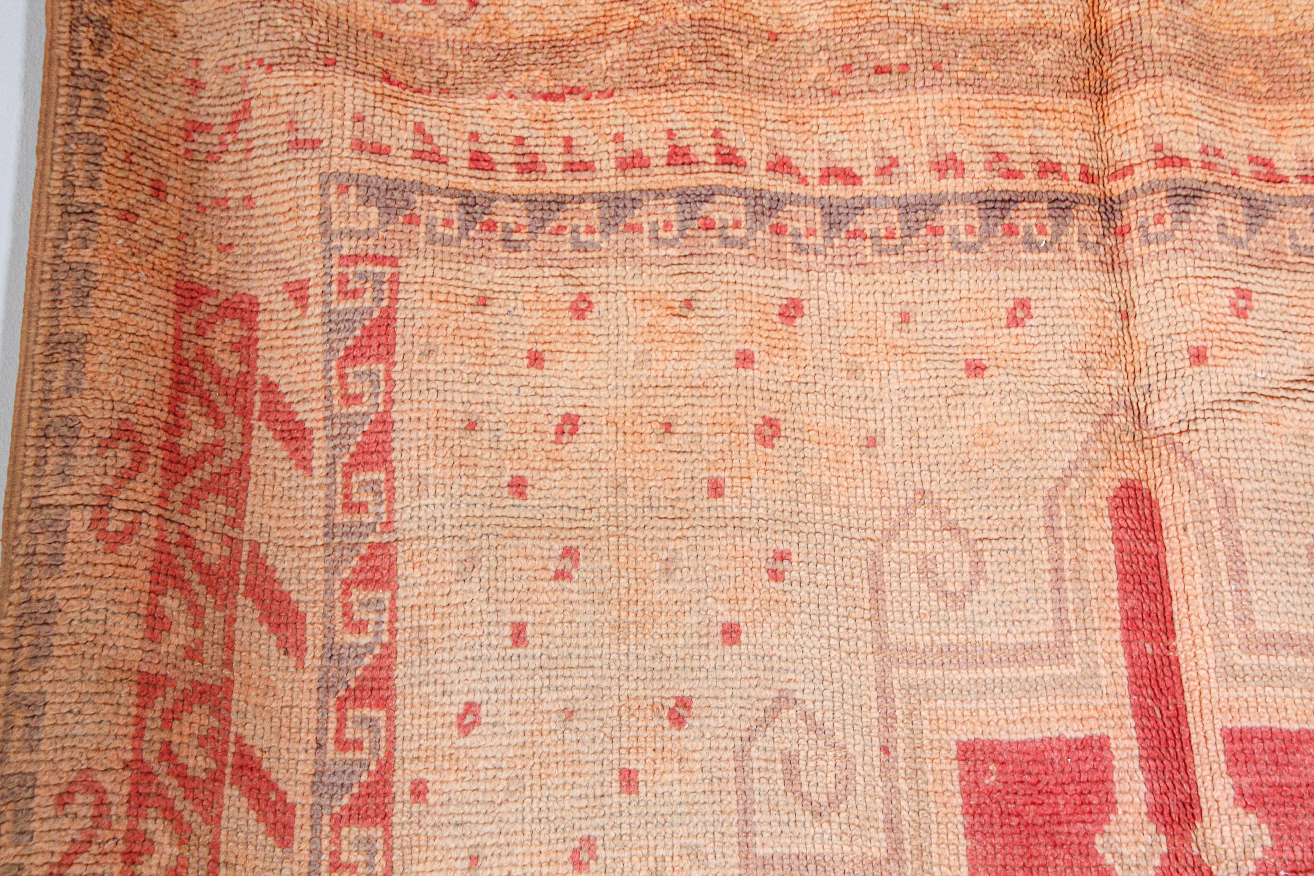 Vintage Moroccan Berber Tribal Rug, circa 1960 For Sale 11