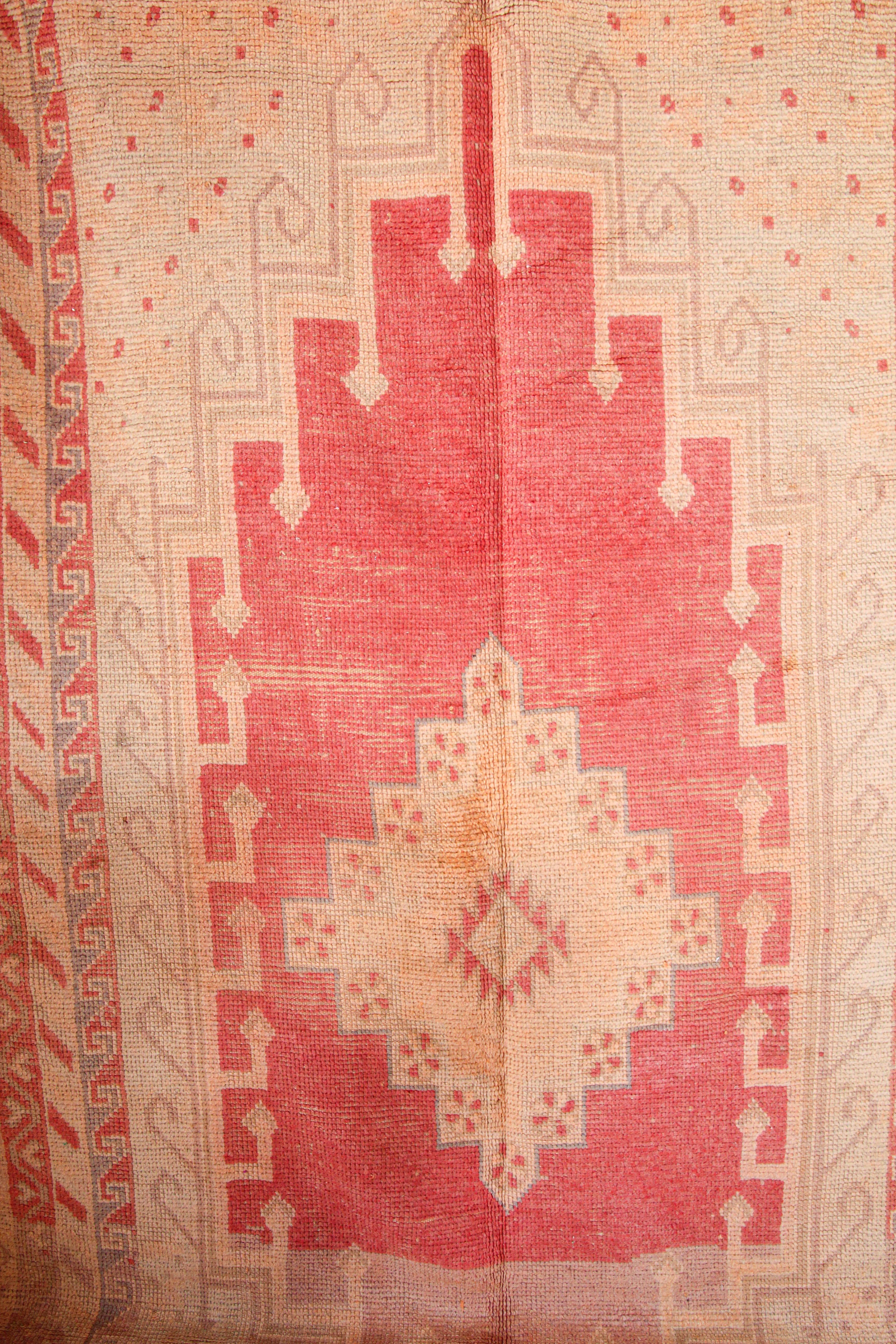 Vintage Moroccan Berber Tribal Rug, circa 1960 For Sale 12