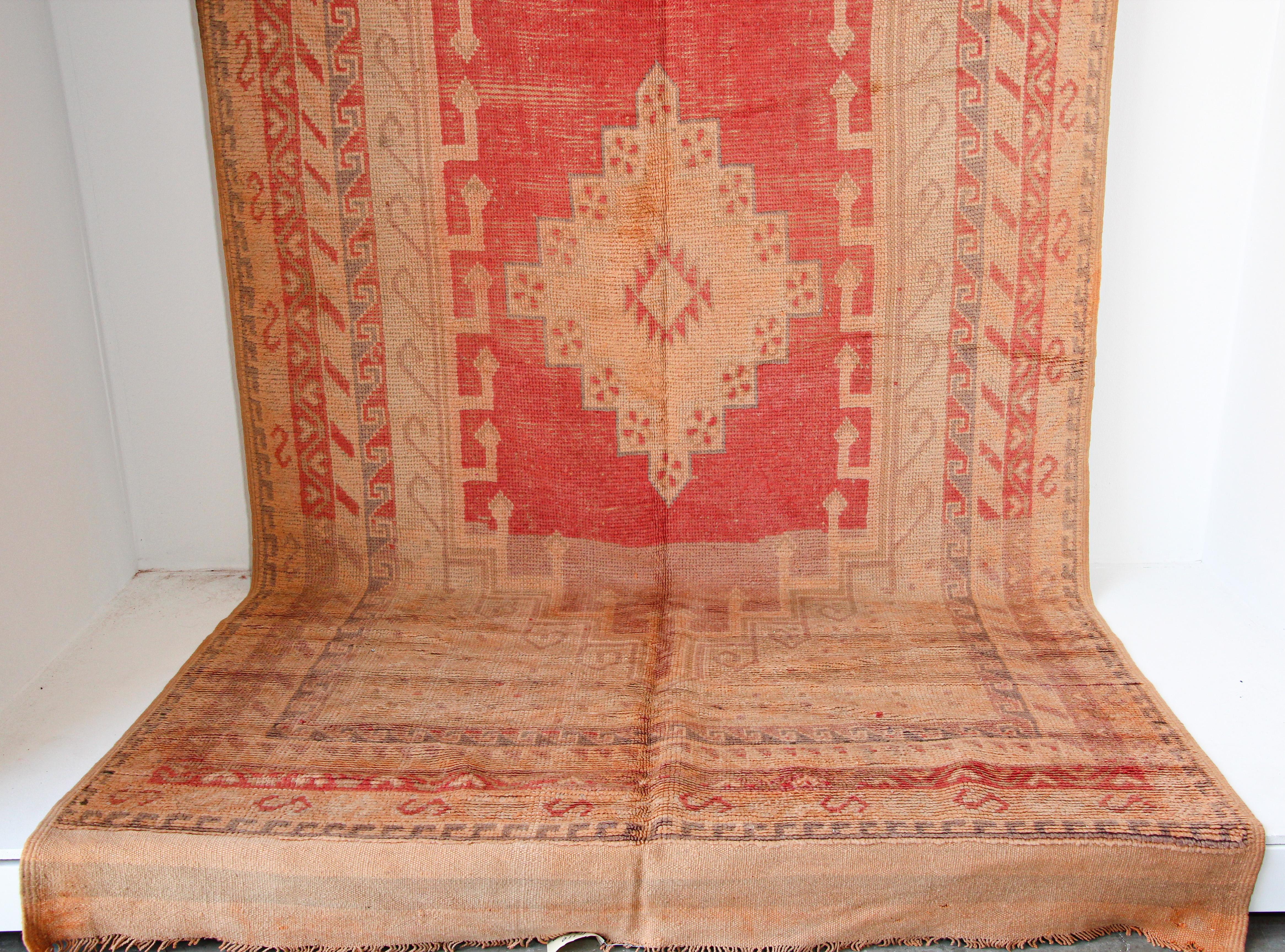 Vintage Moroccan Berber Tribal Rug, circa 1960 For Sale 2