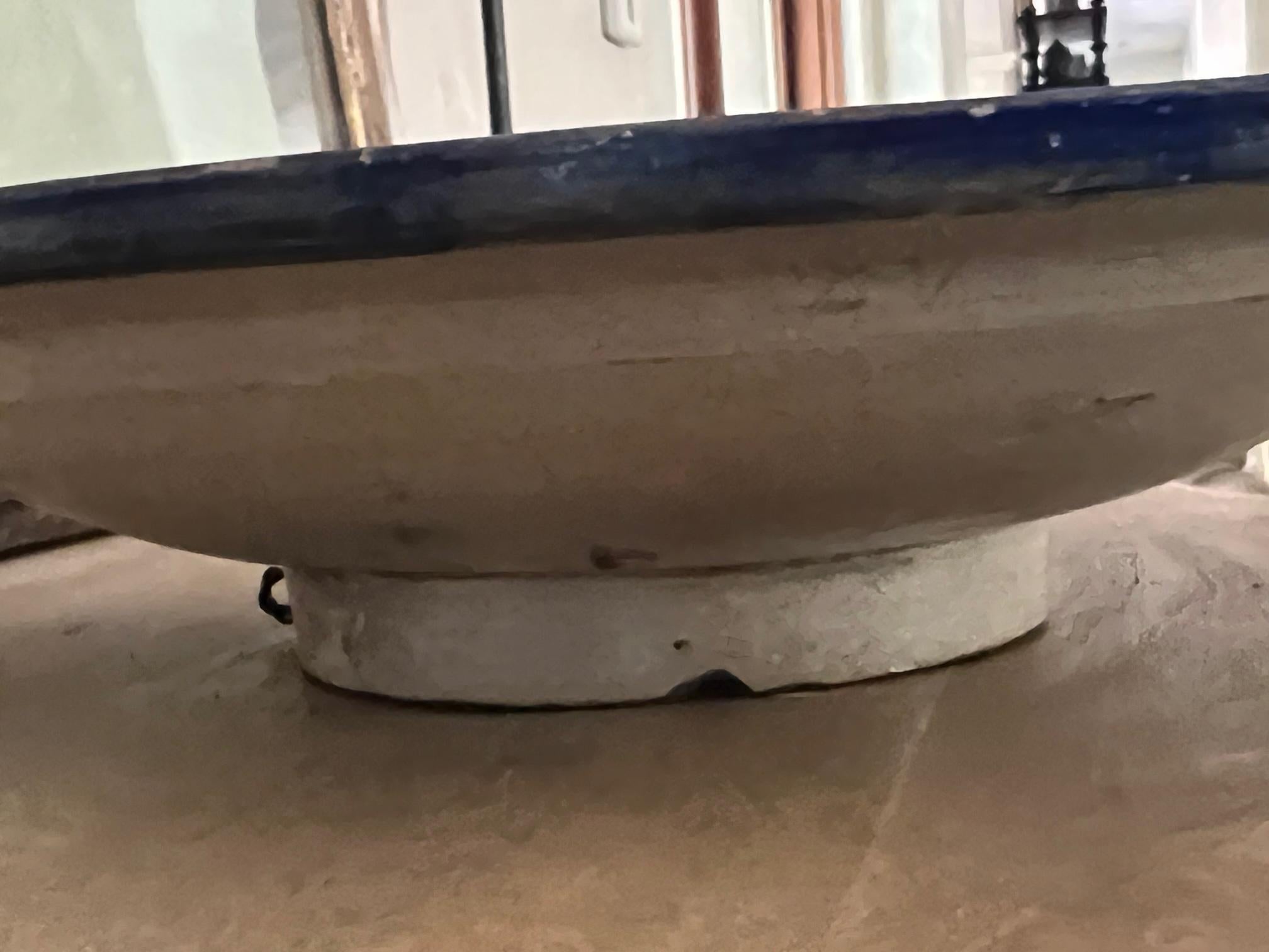 Ciotola marocchina vintage in ceramica di Fez di Art De Poterie 3