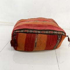 1970s Vintage Moroccan Kilim Pillow Cushion