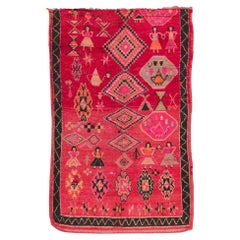 Vintage Moroccan 'Protection' Rug