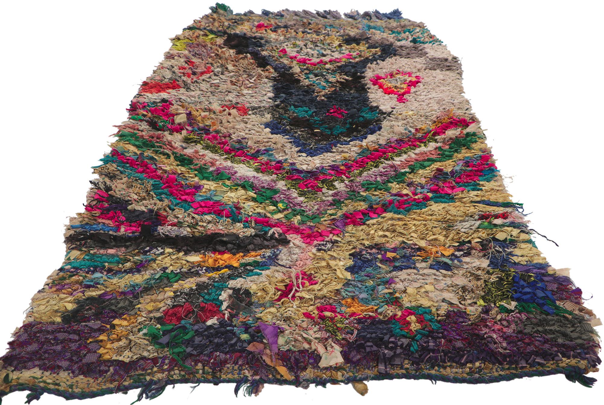 vintage moroccan rag rug boucherouite