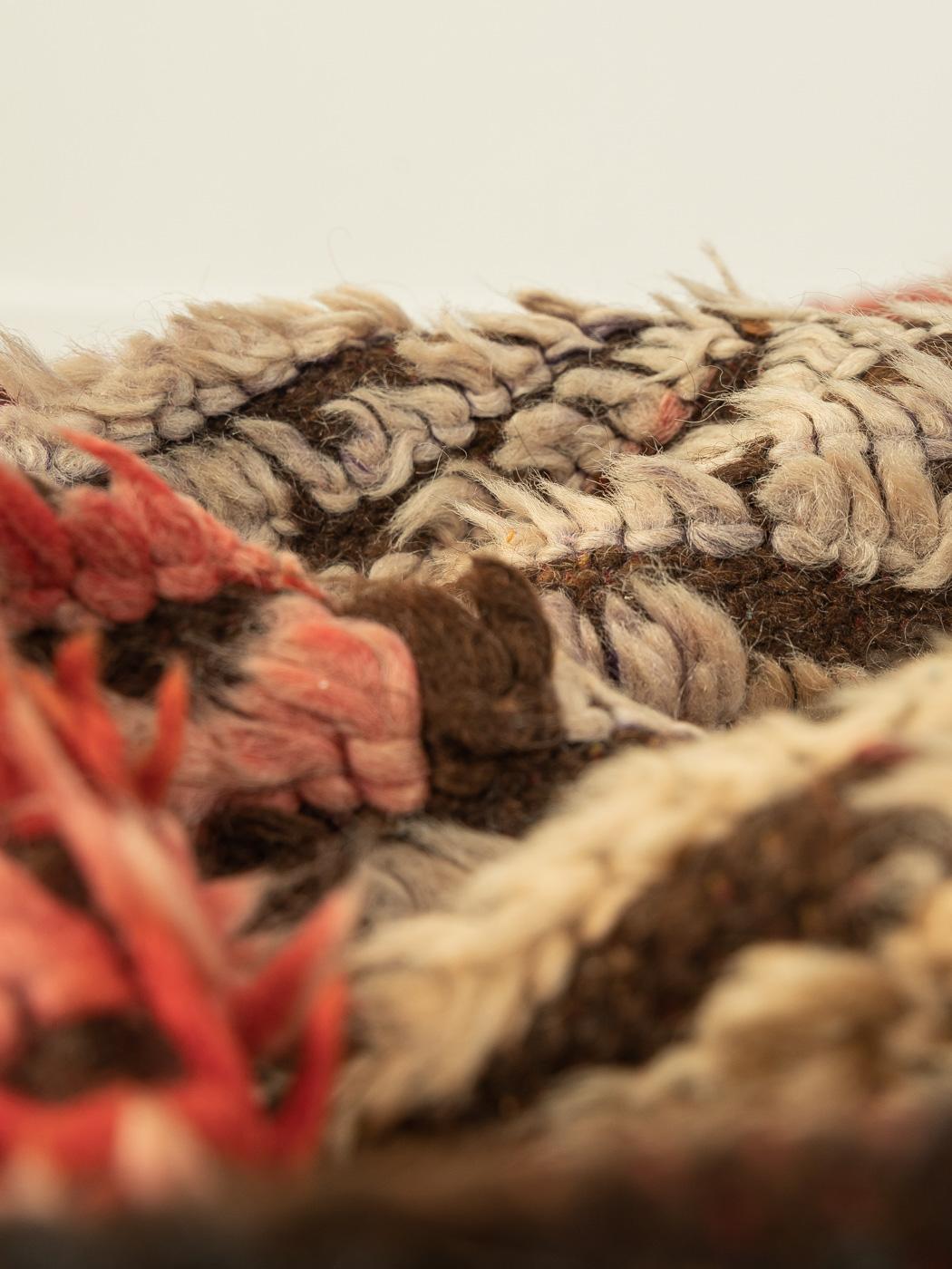 Wool Vintage Moroccan Rehamna Berber Rug Haouz of Marrakesh For Sale