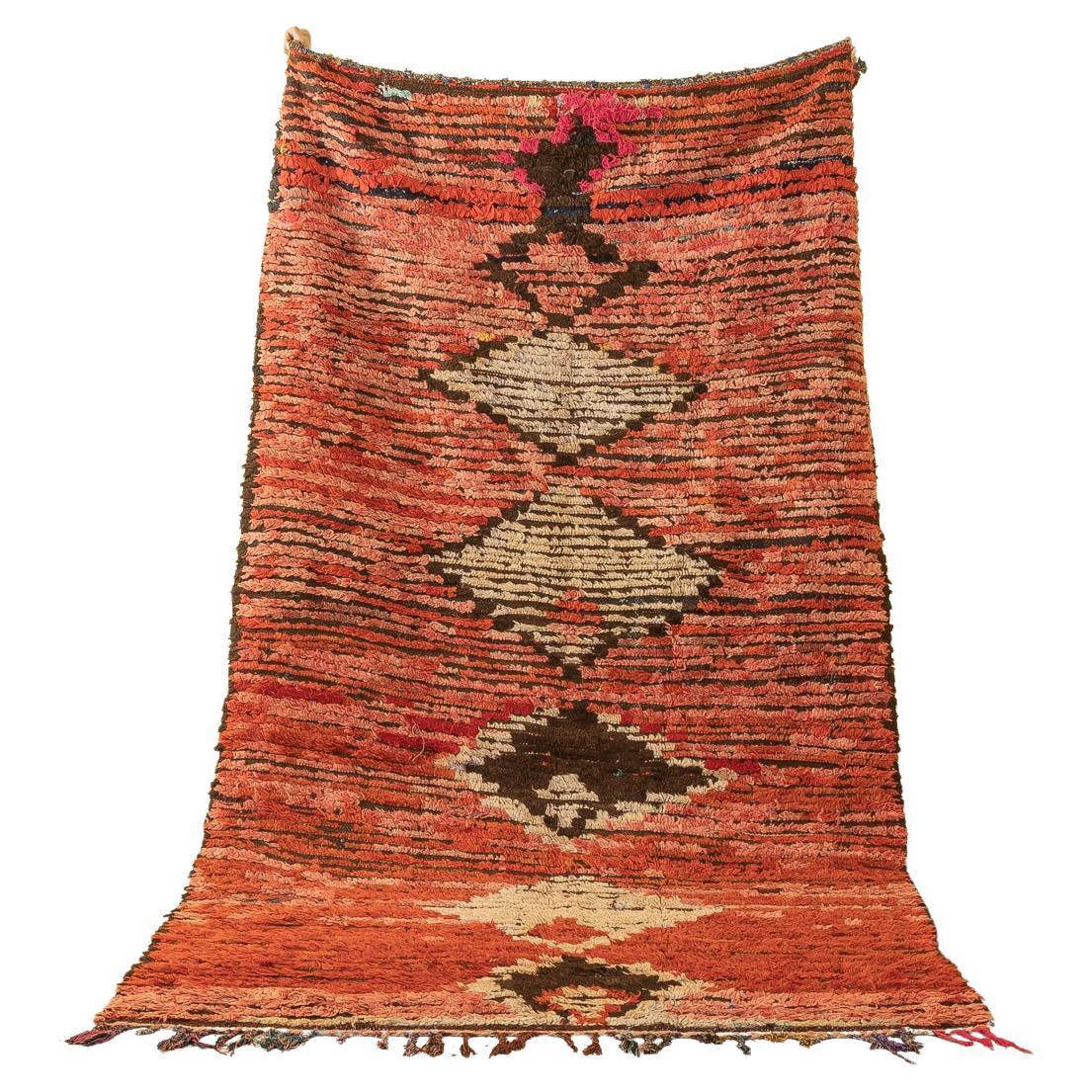 Vintage Moroccan Rehamna Berber Rug Haouz of Marrakesh