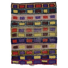 Alfombra marroquí vintage 4'11" x 6'7