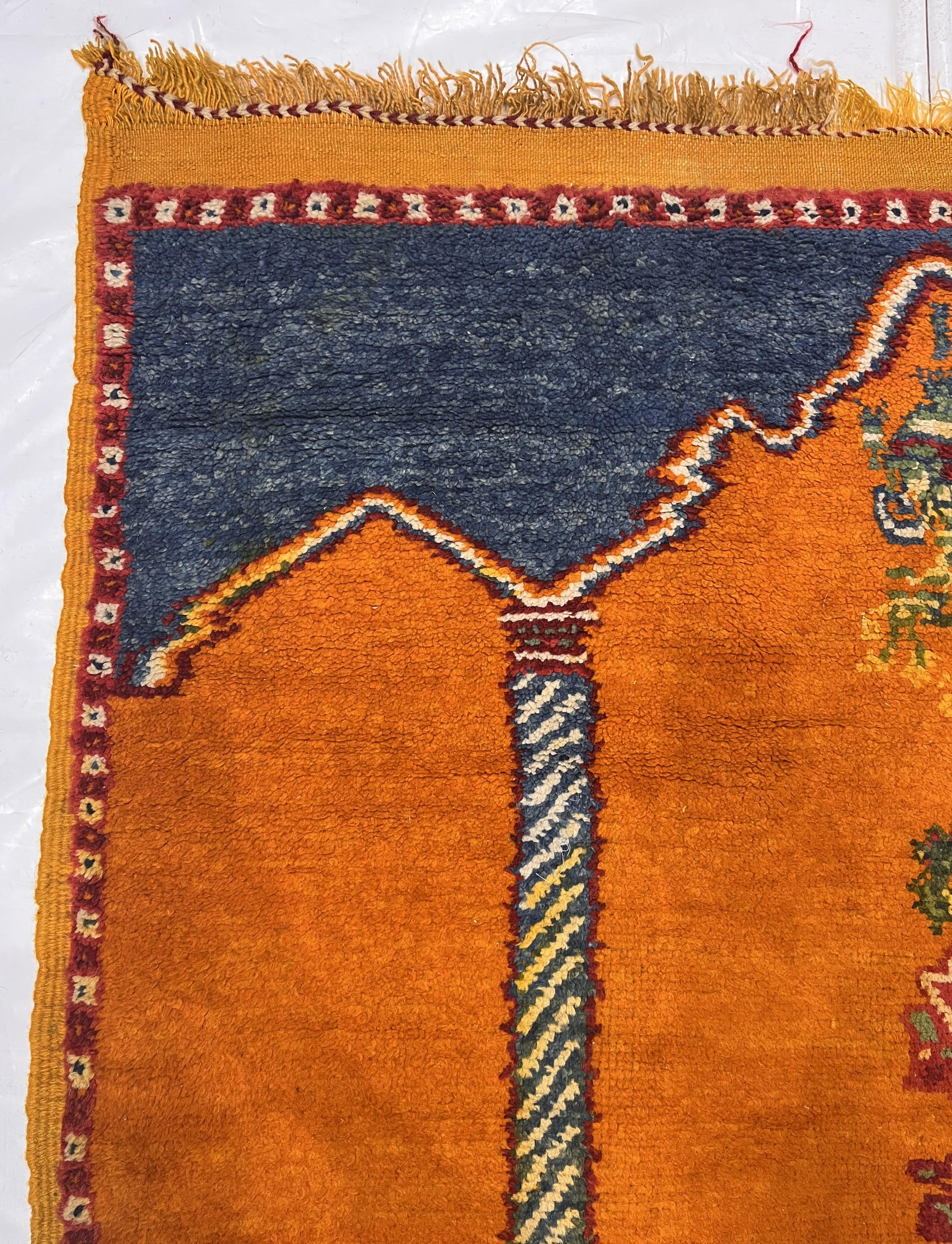XX secolo Tappeto marocchino vintage 4'2