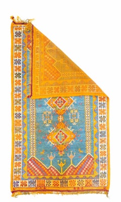 Tapis marocain vintage 4'4'' x 7'7''