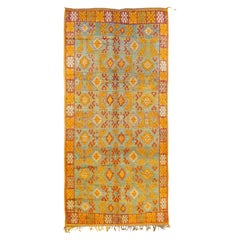 Alfombra marroquí vintage 4'8'' x 9'8''