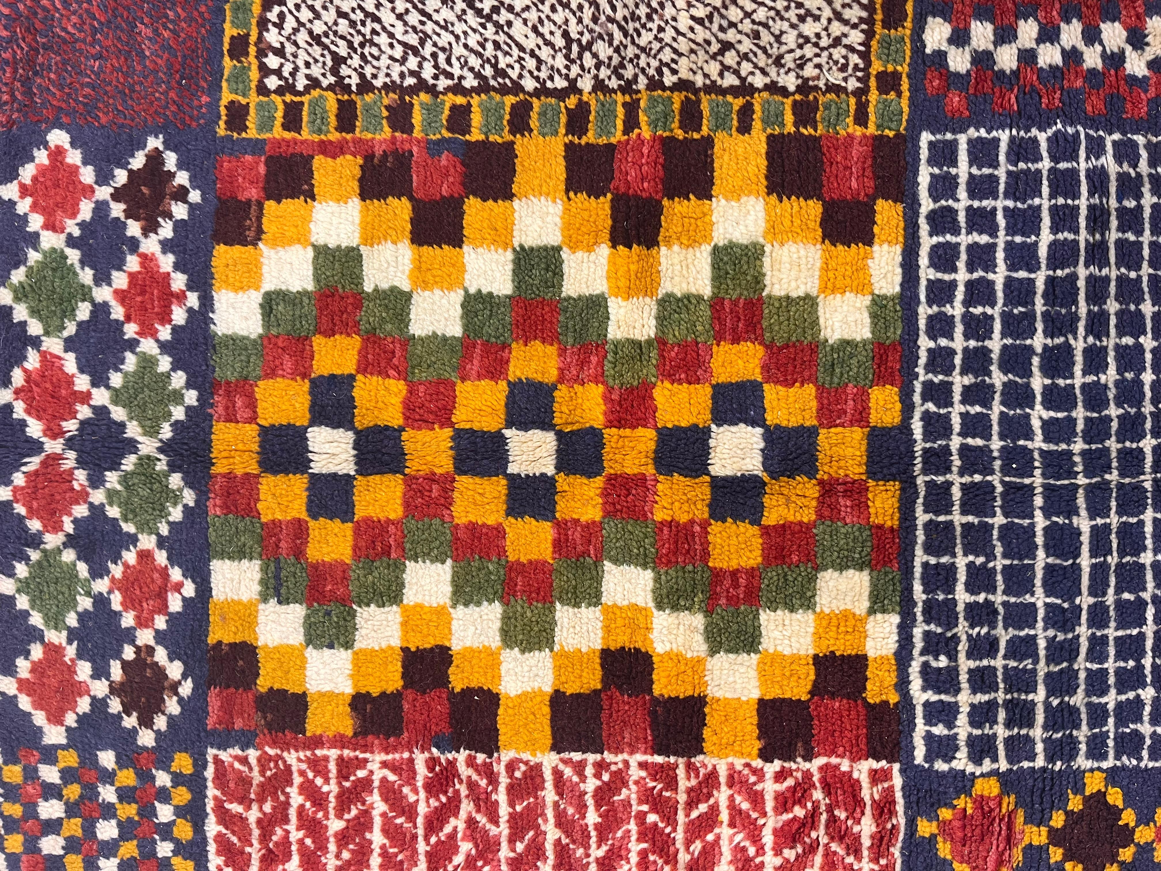Marocain Tapis marocain vintage 5'0