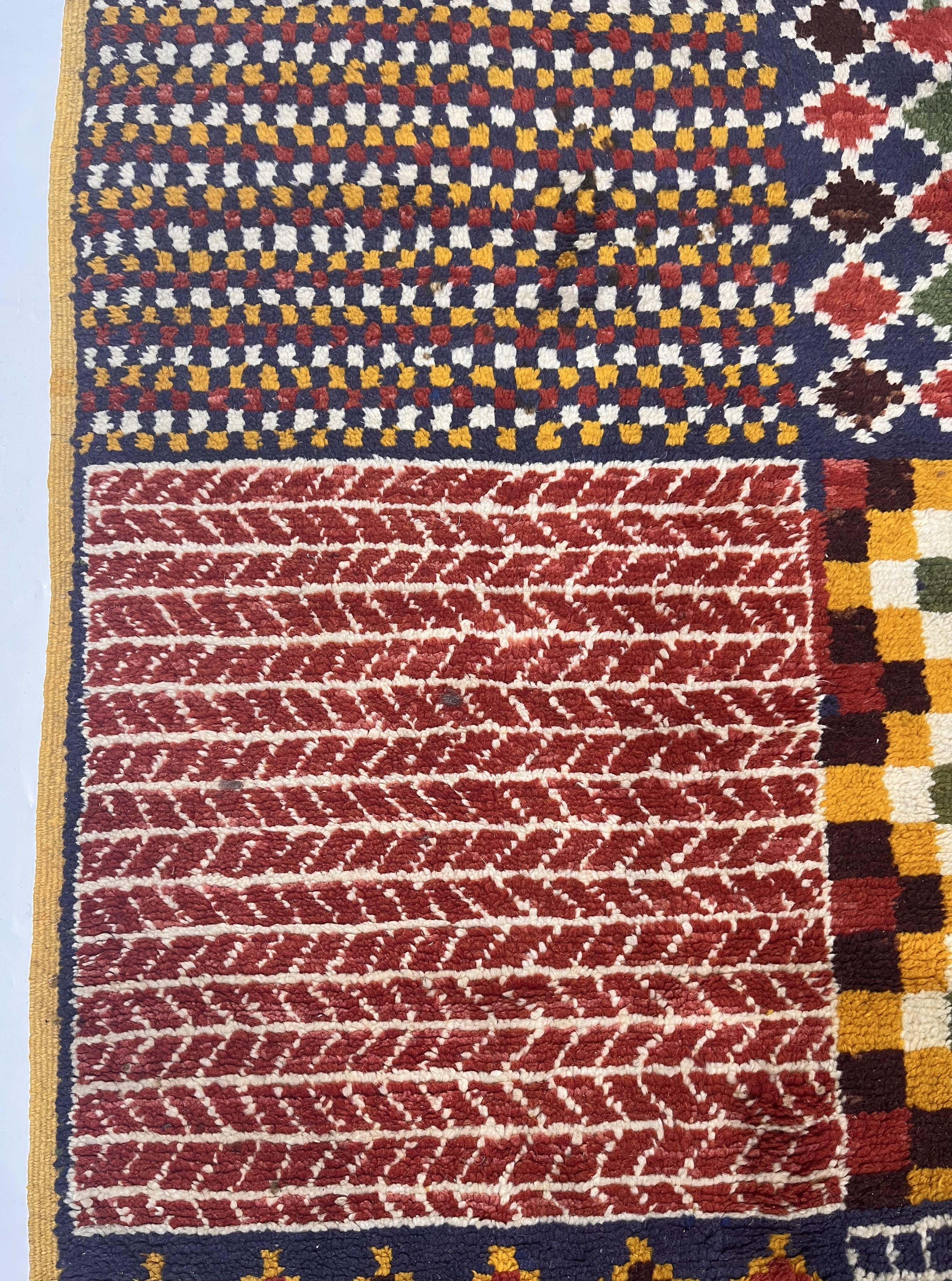 Tapis marocain vintage 5'0