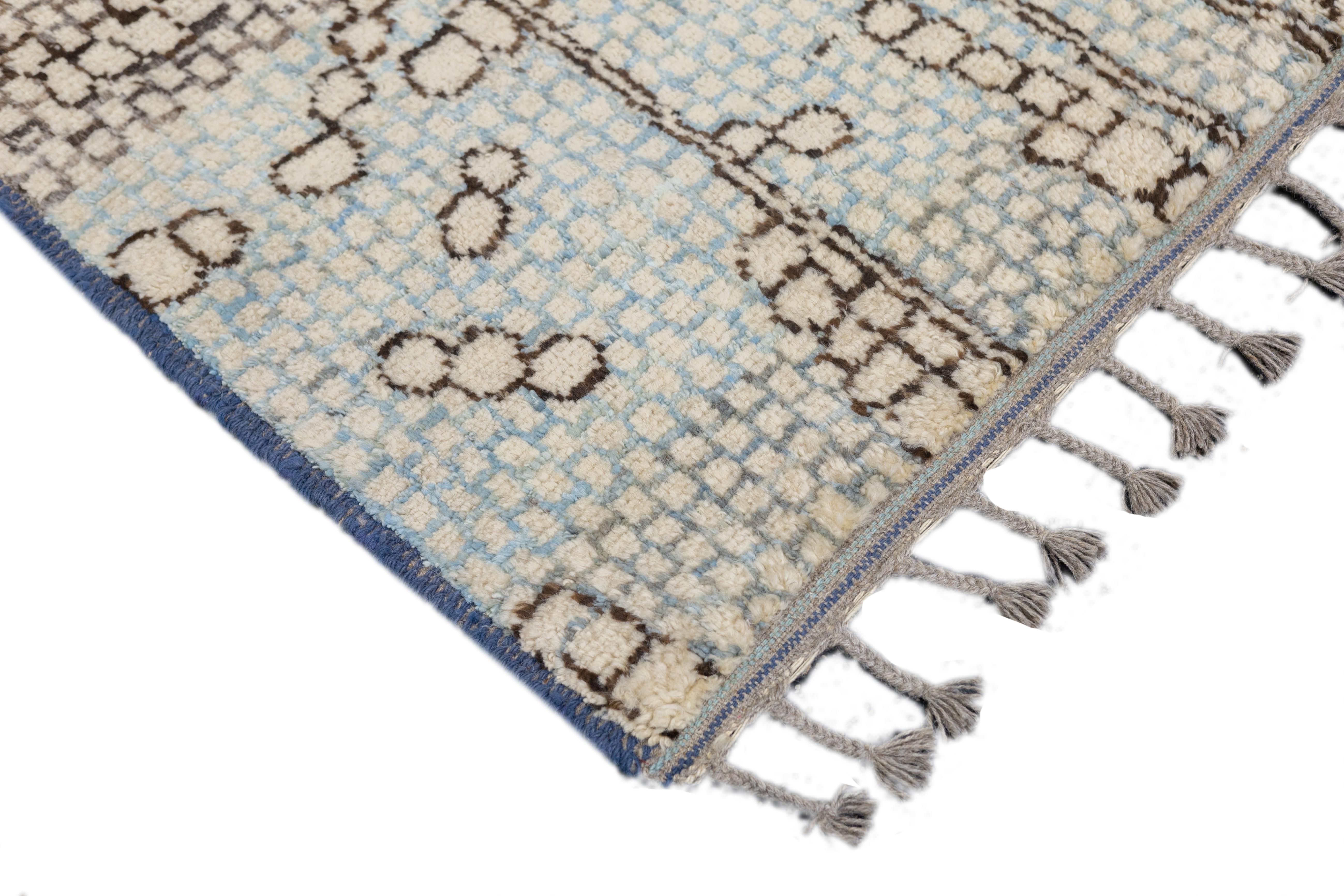 Marocchino Tappeto marocchino vintage 5'3'' x 6'11'' in vendita
