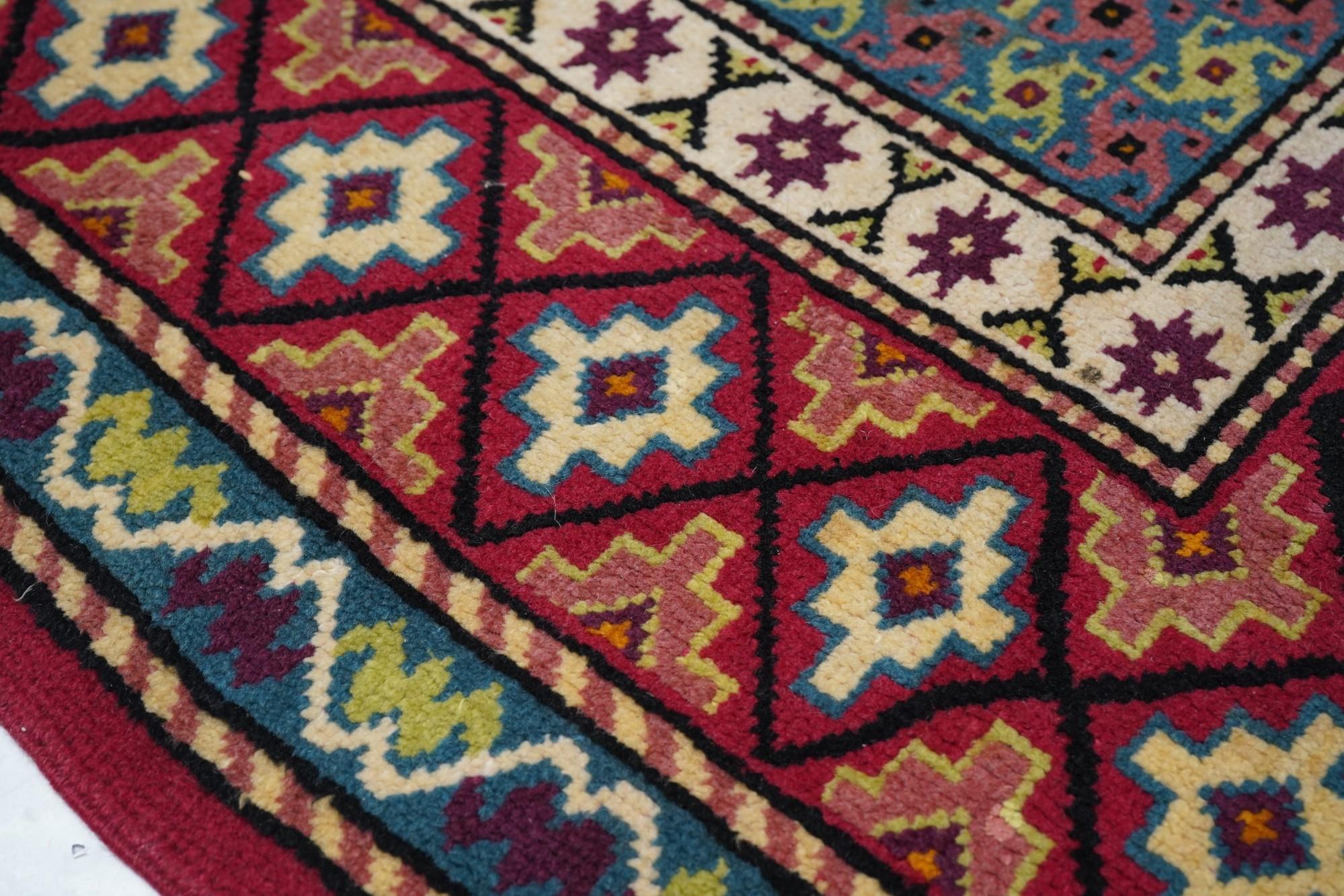 Marokkanischer Vintage-Teppich 6'5'' x 8'10'' (Ende des 20. Jahrhunderts) im Angebot