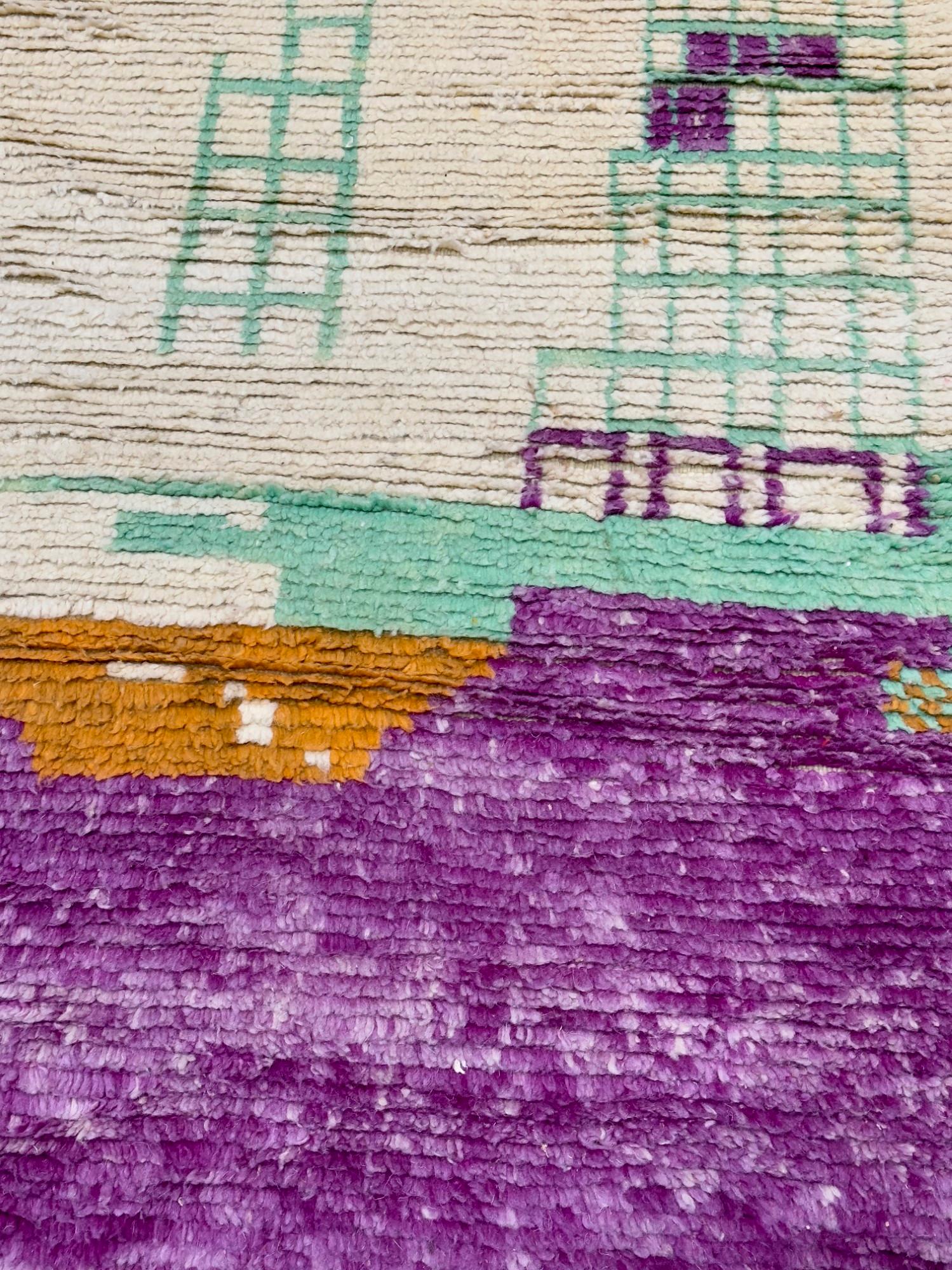 Marocain Tapis marocain vintage 6'5