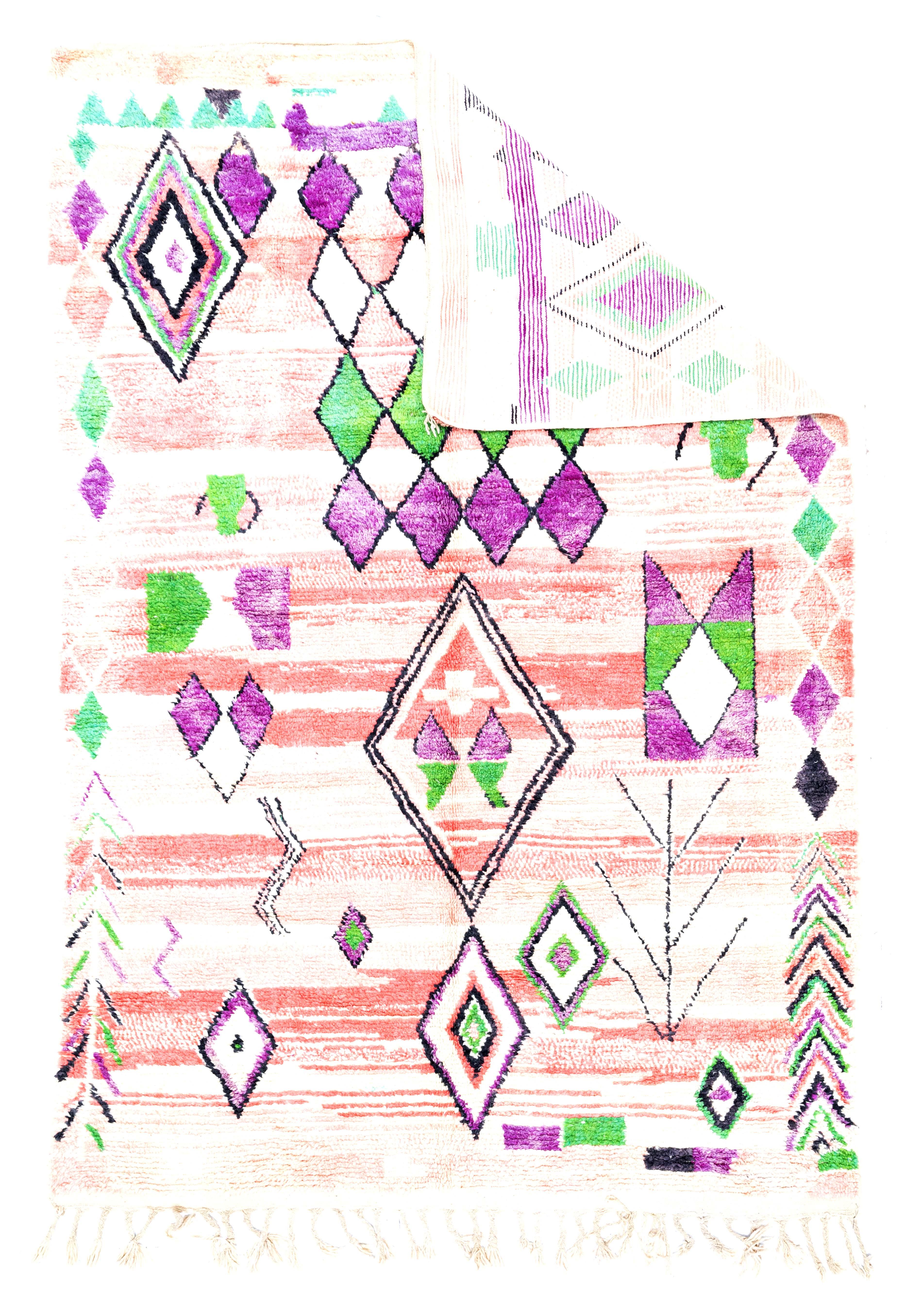 Tapis marocain vintage 6'7