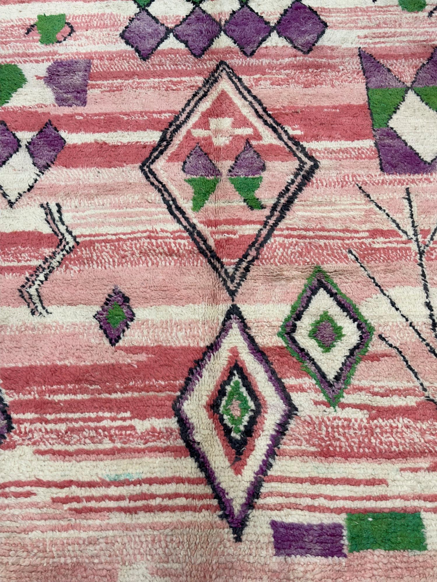 Tapis marocain vintage 6'7