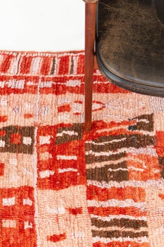 Alfombra marroquí vintage Azilal Tribu Colección Atlas