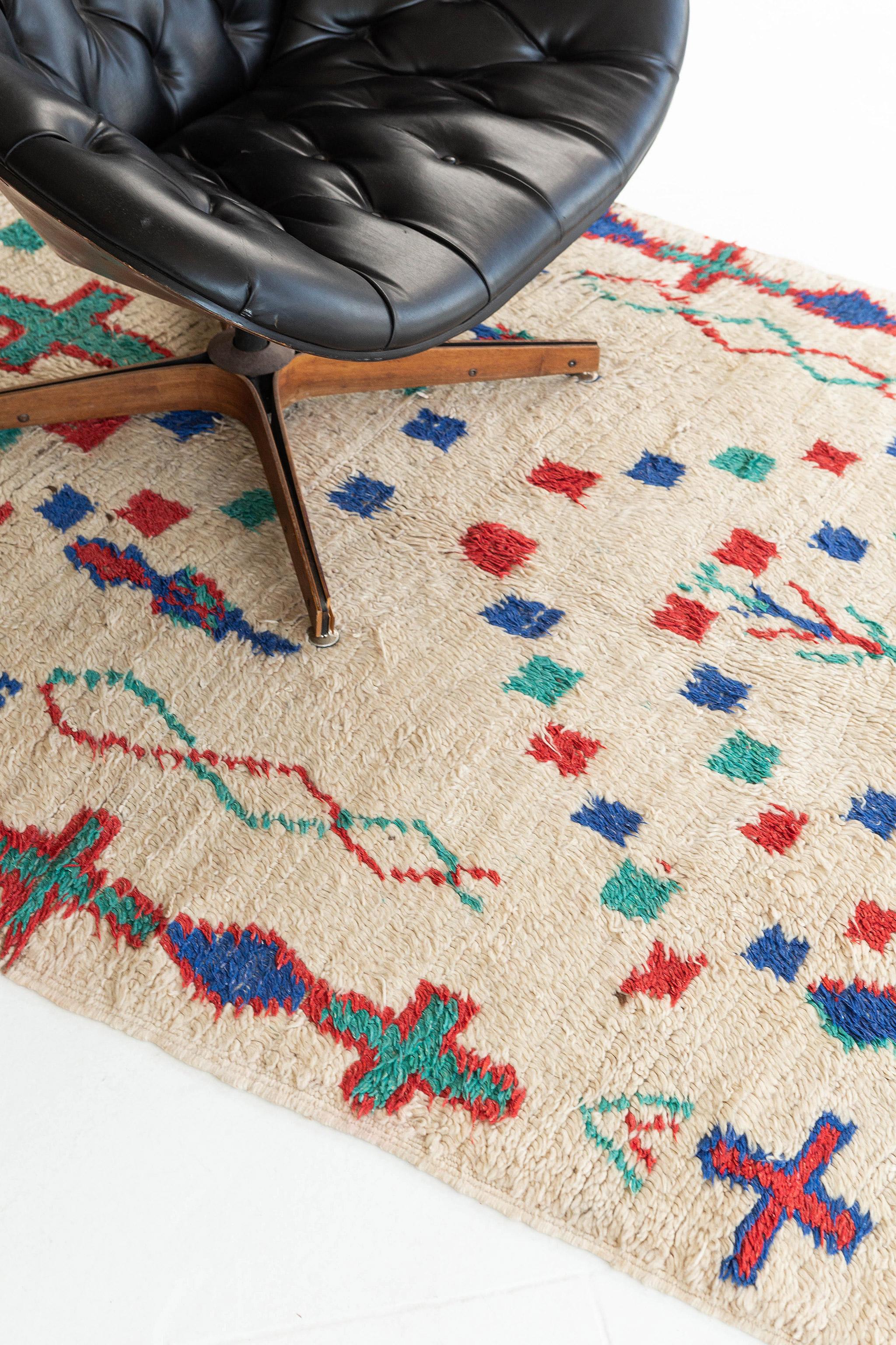 Marokkanischer Vintage-Teppich Azilal Tribe Atlas Kollektion im Angebot 1