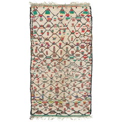 Vintage Moroccan Rug Azilal Tribe