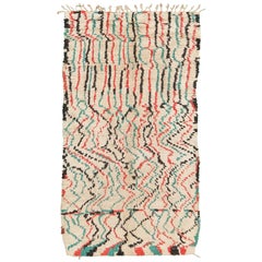 Vintage Moroccan Rug Azilal Tribe