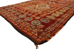 Berber Tribes of Morocco Vintage Boujad Moroccan Rug, 06'04 x 09'06
