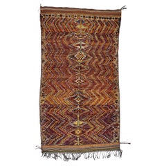 Vintage Moroccan Rug by Berber Tribes of Morocco