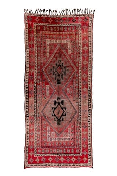 Vintage Marokkanischer Teppich Design 6''9x15''3