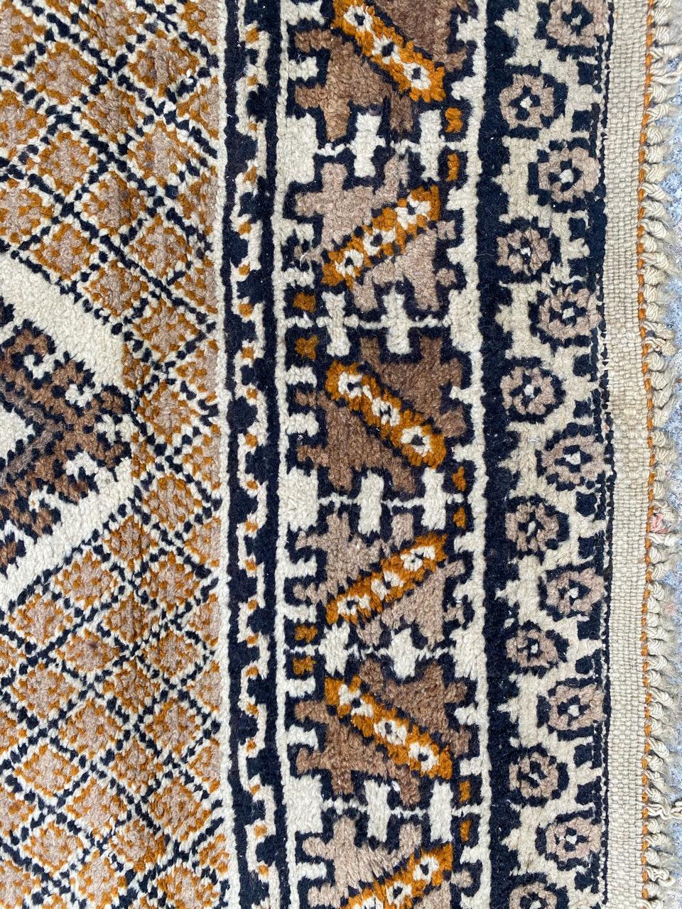 Bobyrug’s nice Vintage Moroccan Rug For Sale 5