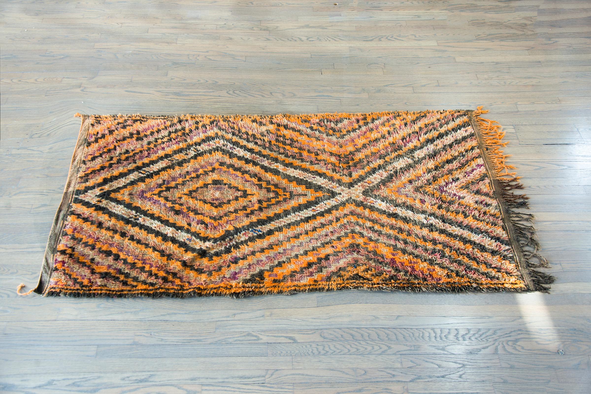 Vintage Moroccan Rug For Sale 8