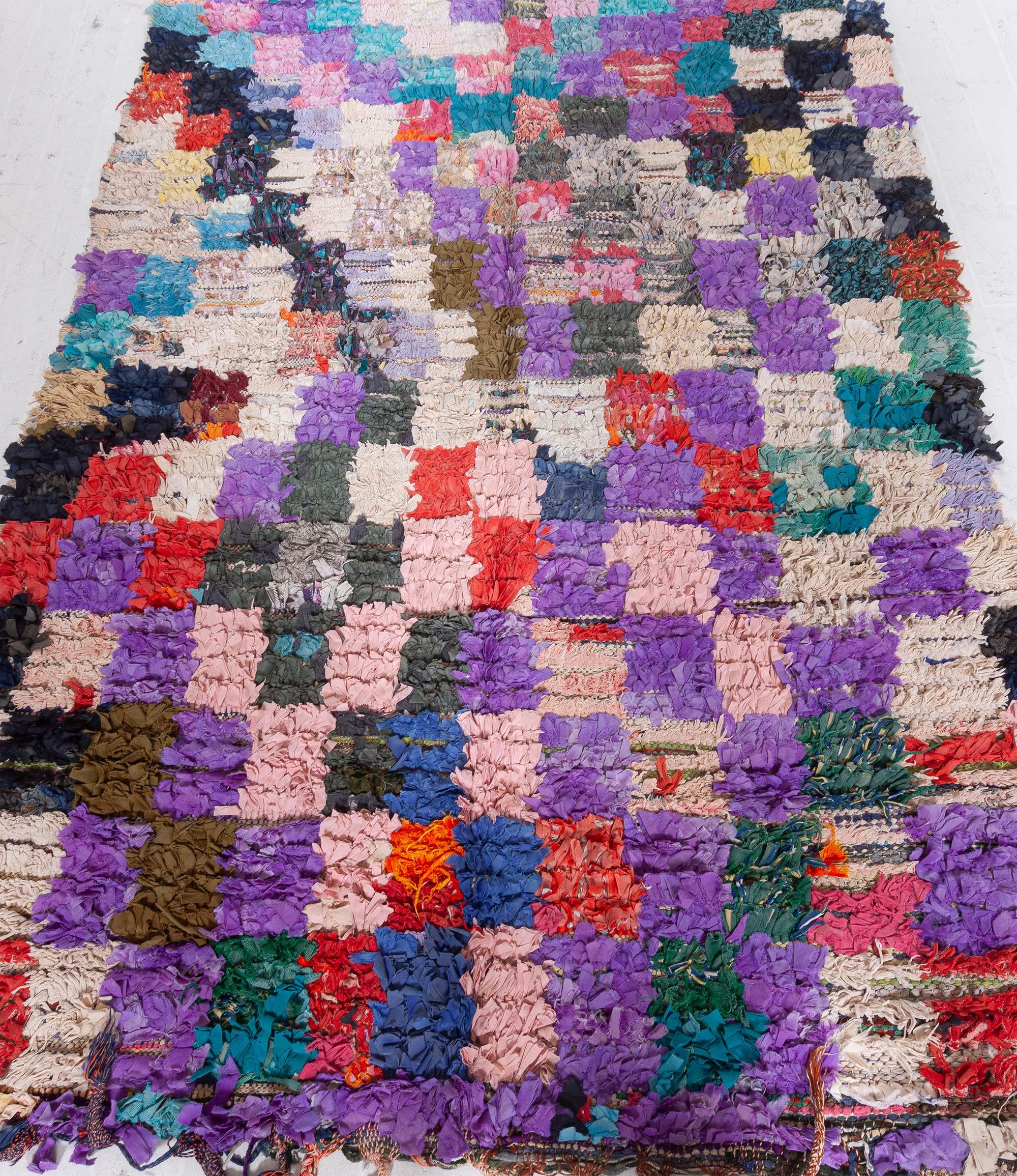 Mid-Century Modern Vintage Moroccan Rug For Sale