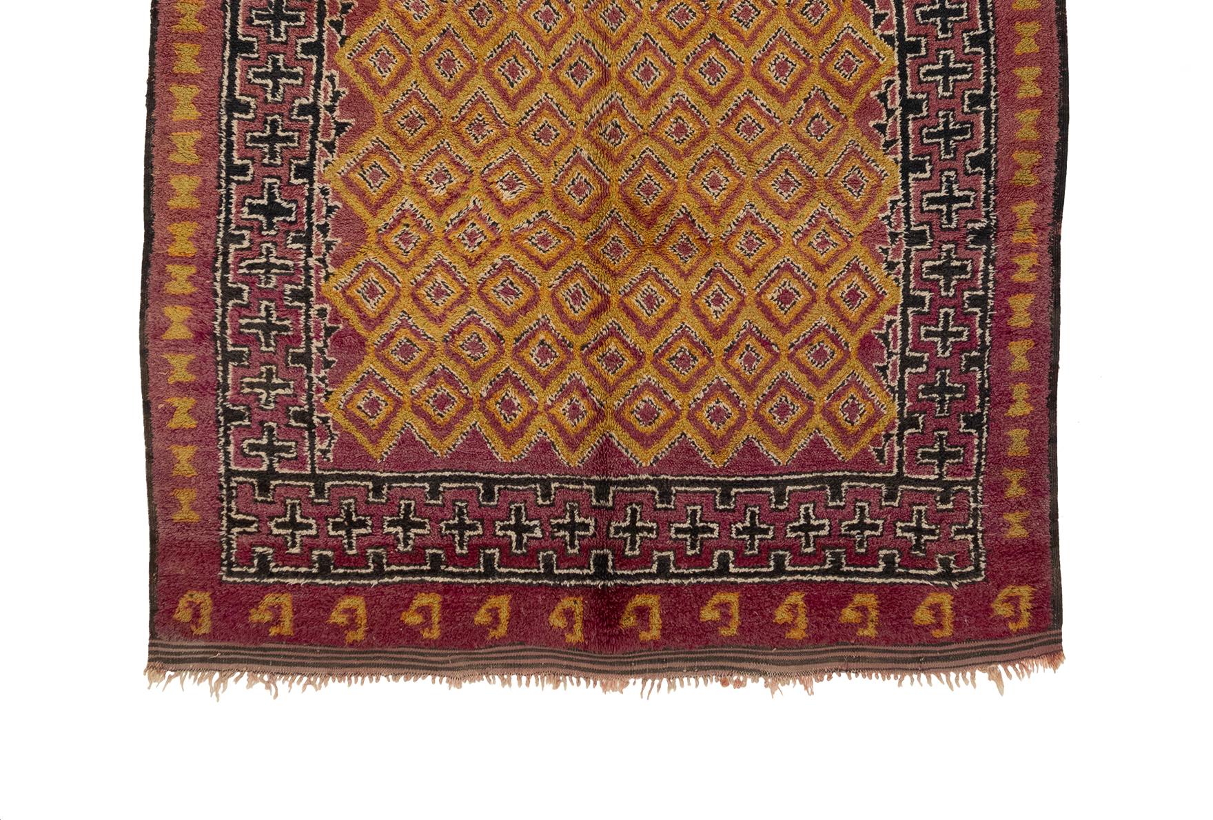 Marocain Tapis marocain vintage en vente