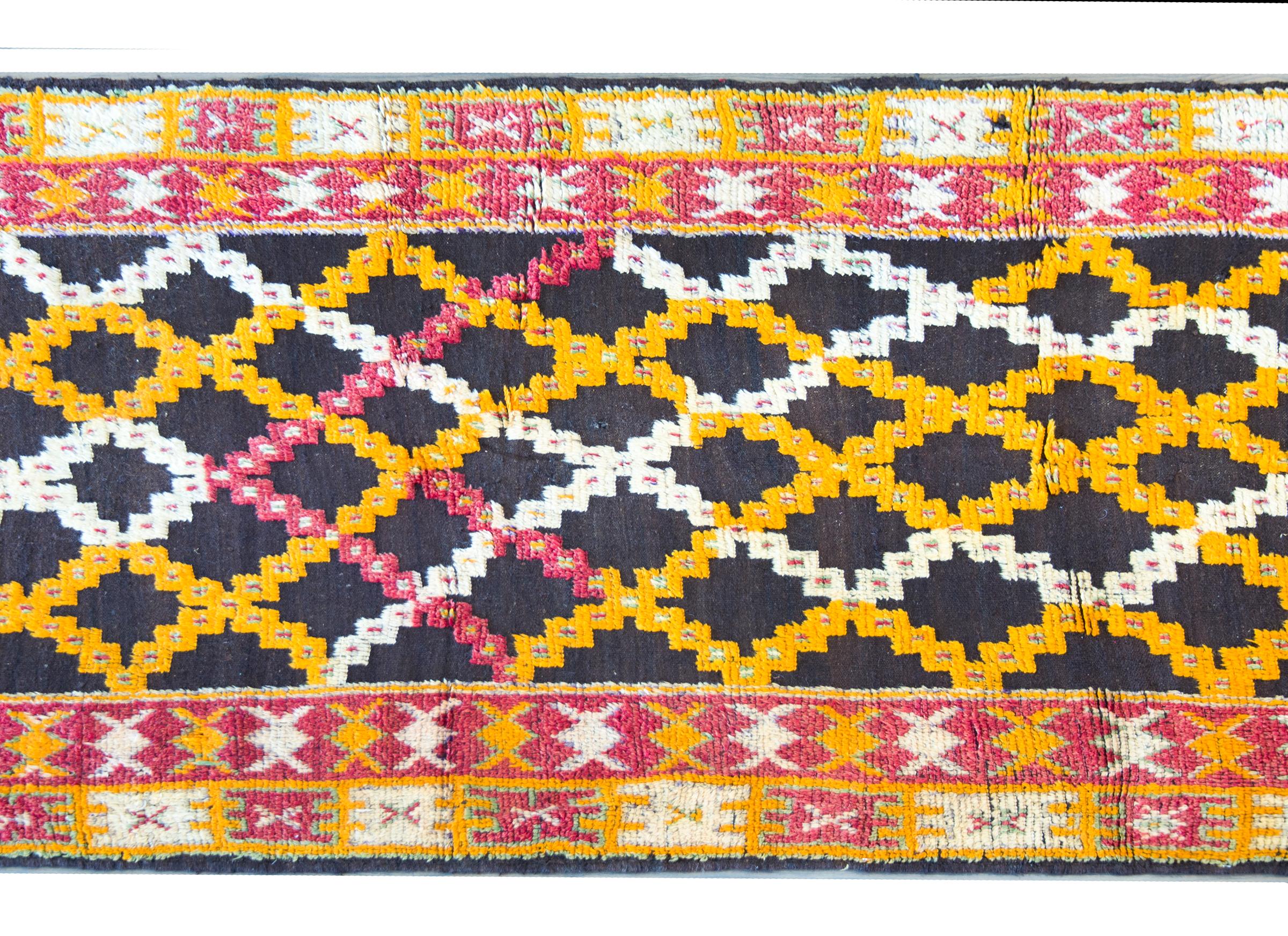Tribal Vintage Moroccan Rug For Sale