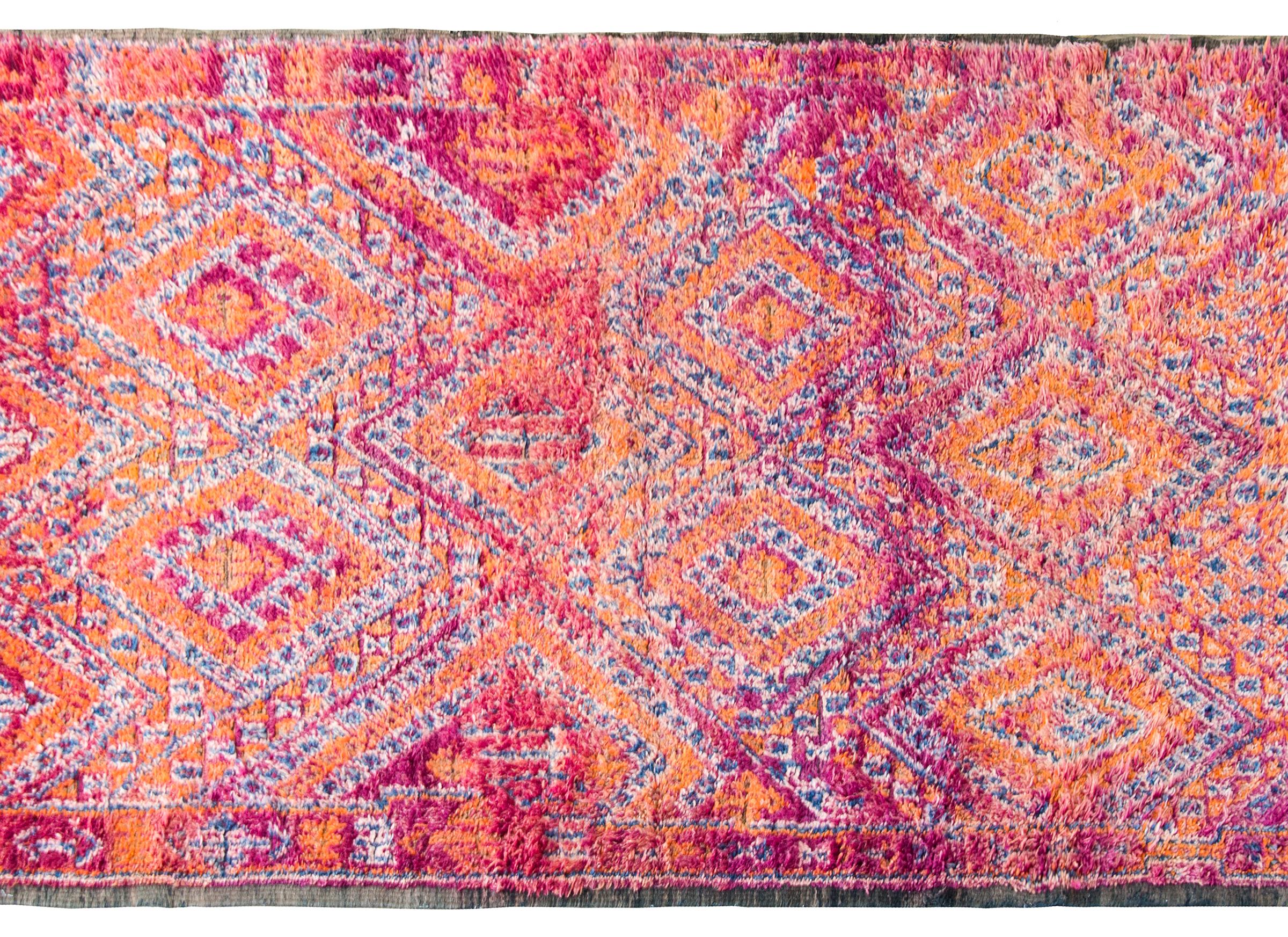 Tribal Vintage Moroccan Rug For Sale