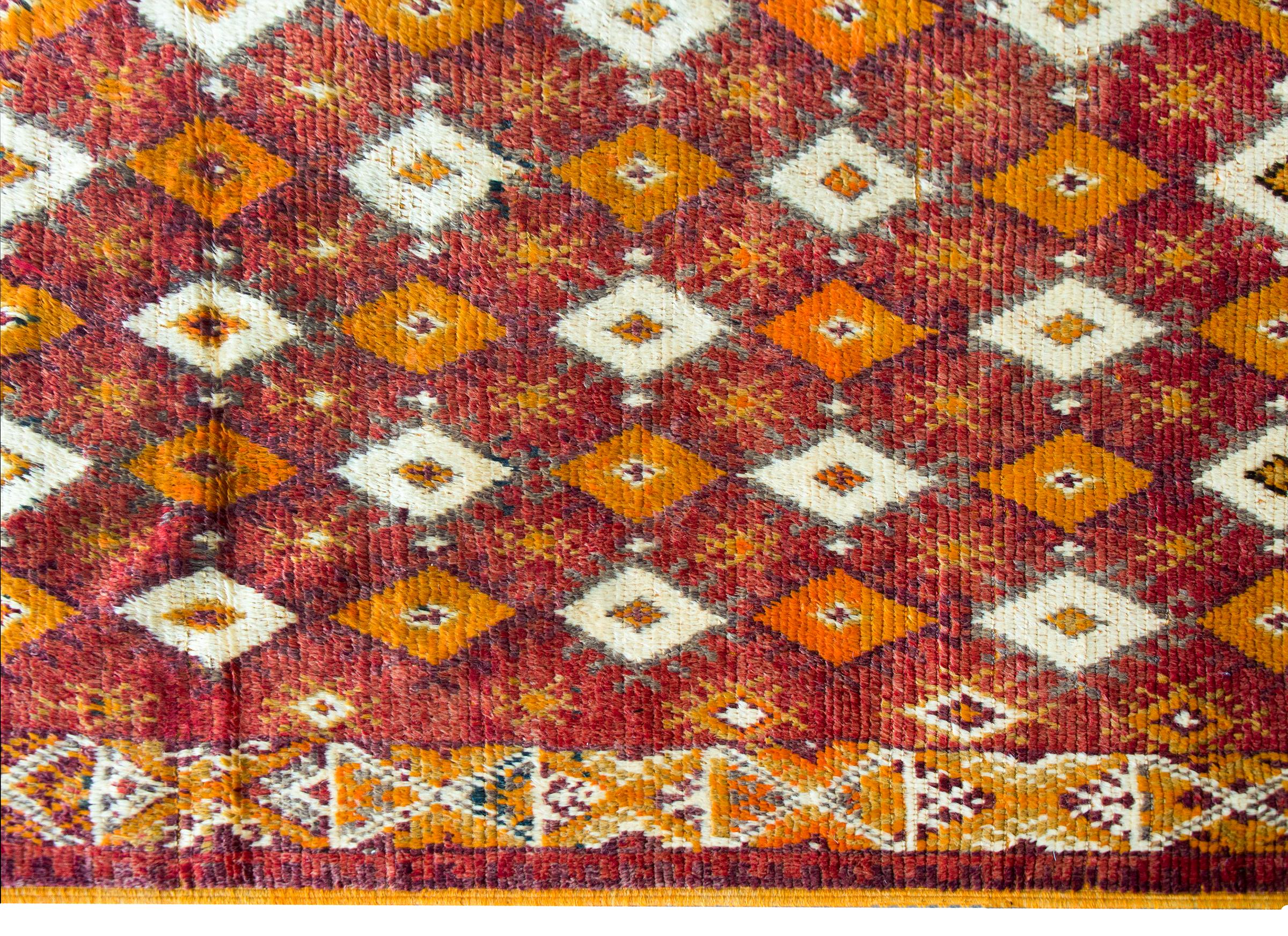 Marokkanischer Vintage-Teppich (Handgeknüpft) im Angebot