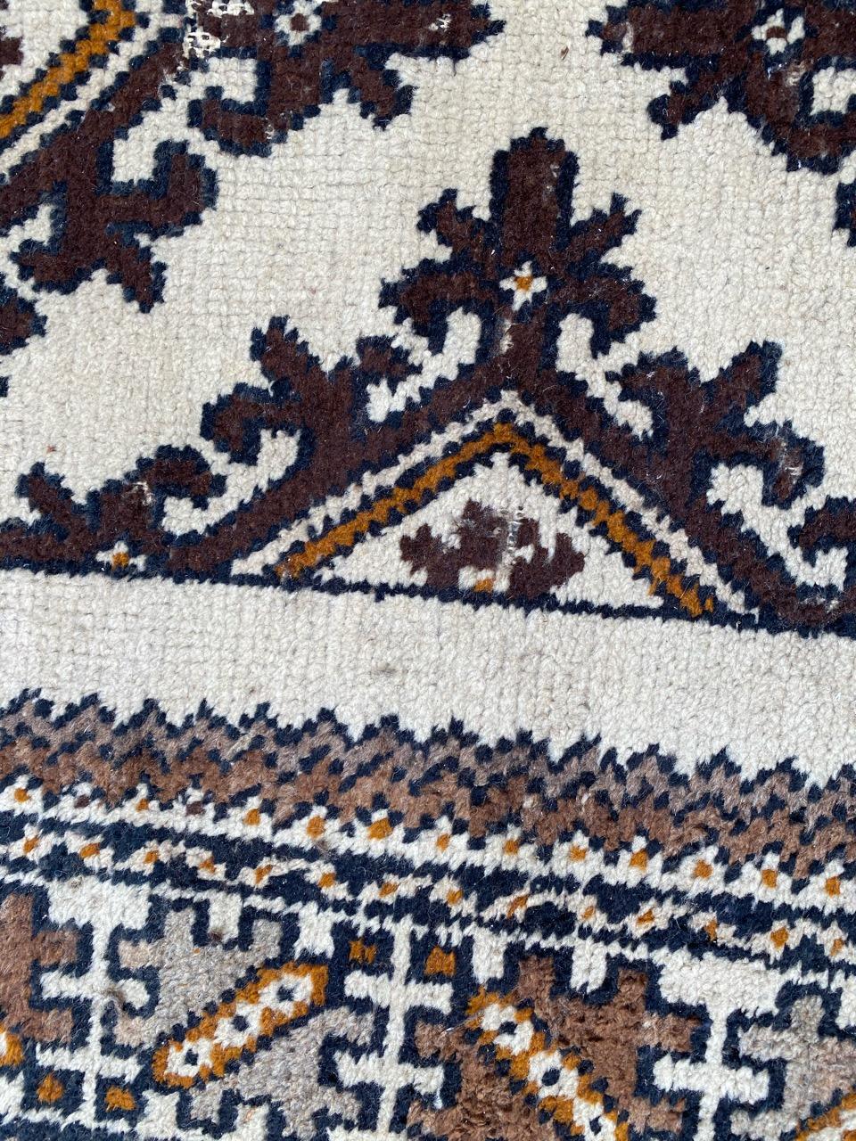 20th Century Bobyrug’s nice Vintage Moroccan Rug For Sale