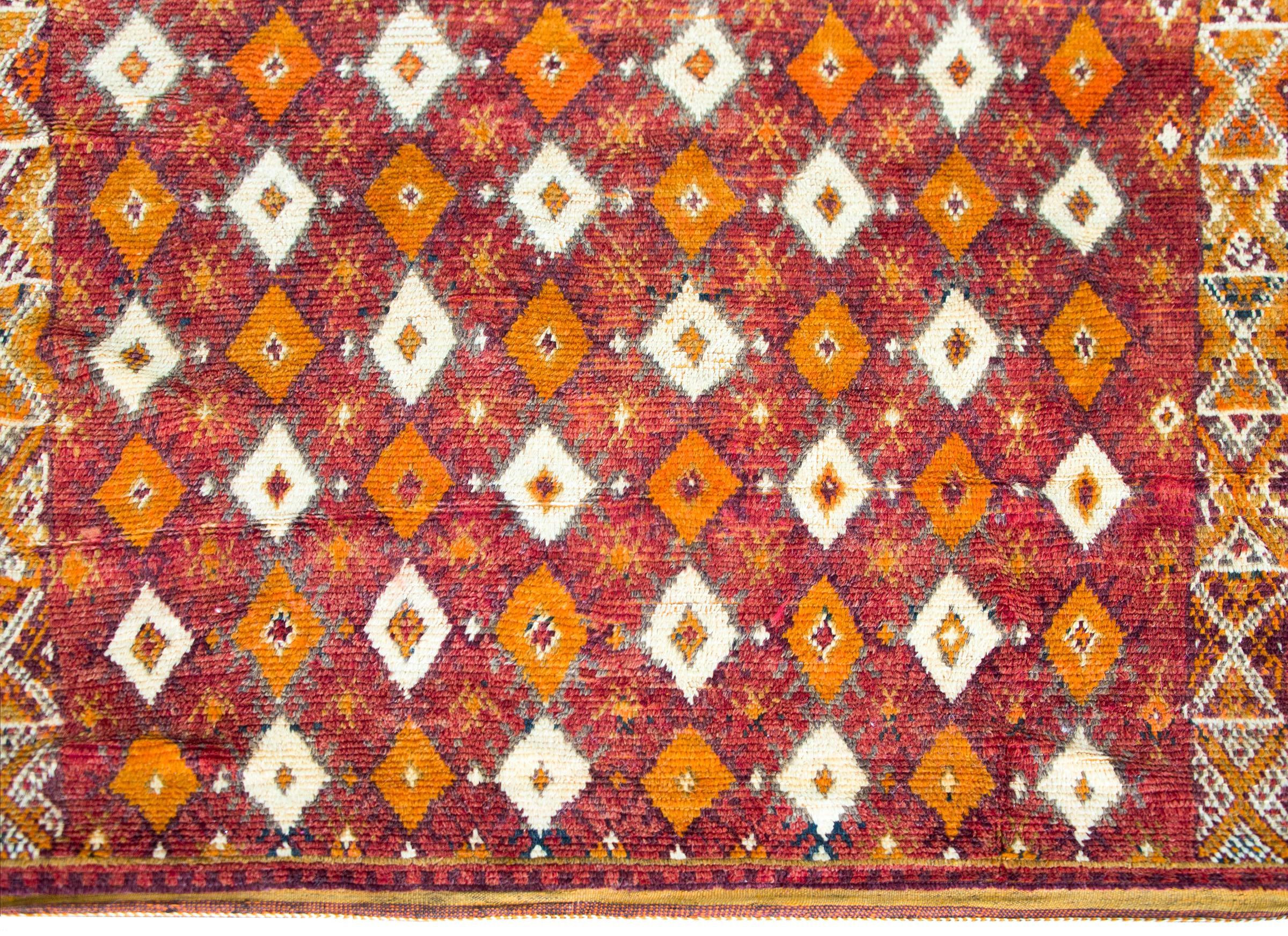 Vintage Moroccan Rug For Sale 1
