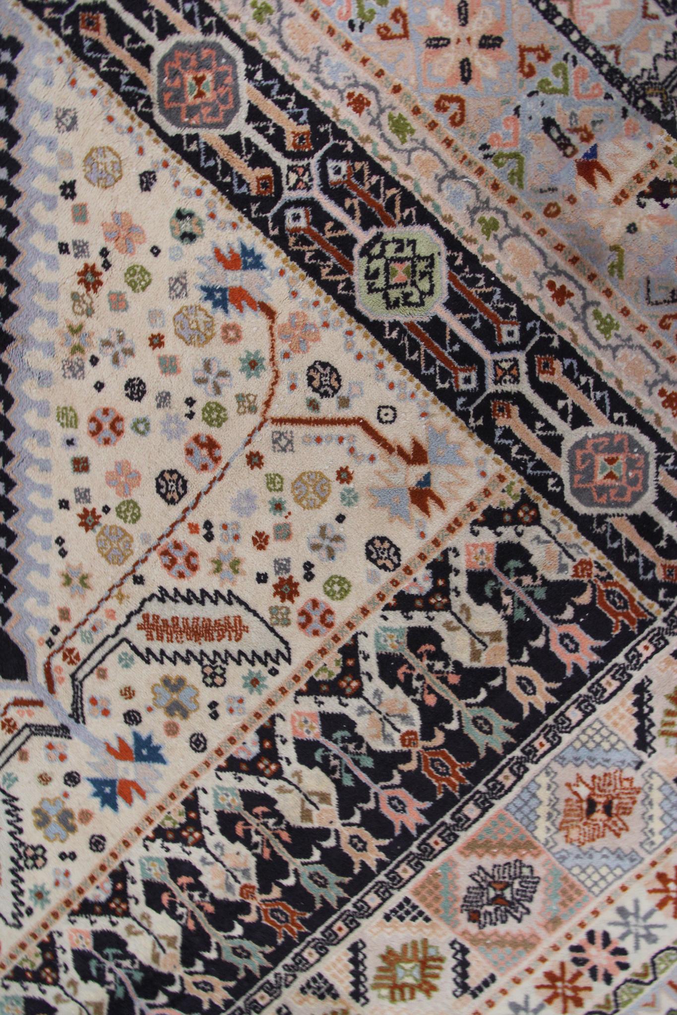Marokkanischer geometrischer, einzigartiger, handgefertigter Vintage-Teppich 12x15, selten, 361 cmx447cm im Angebot 2