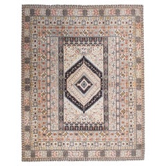 Marokkanischer geometrischer, einzigartiger, handgefertigter Vintage-Teppich 12x15, selten, 361 cmx447cm