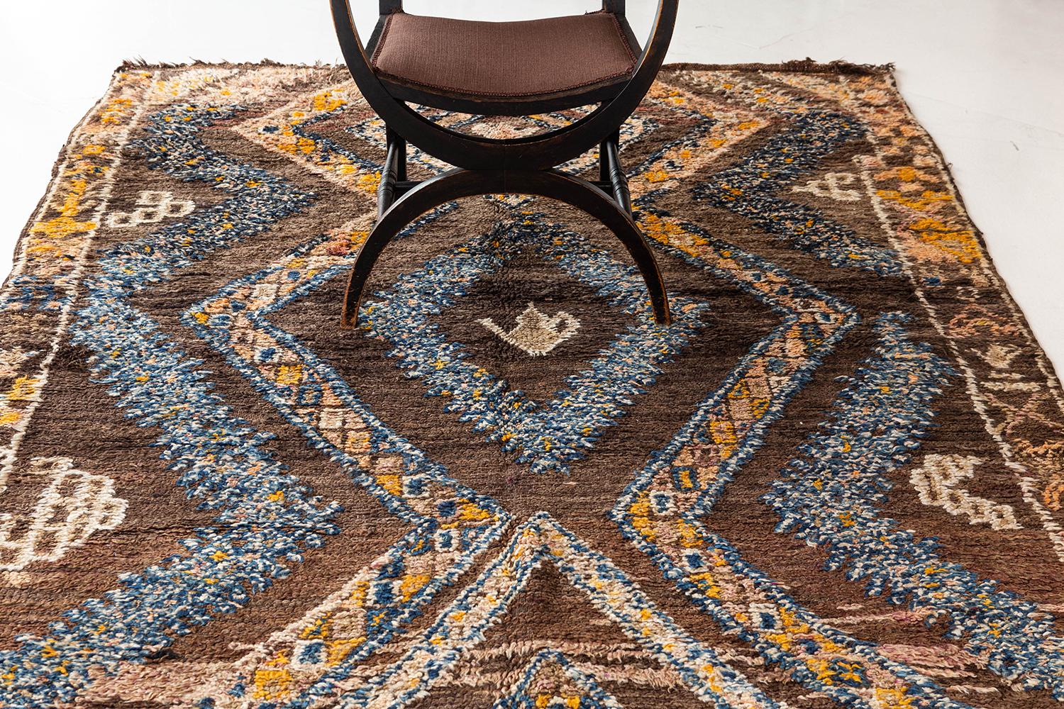 Hand-Knotted Vintage Moroccan Rug High Atlas Collection