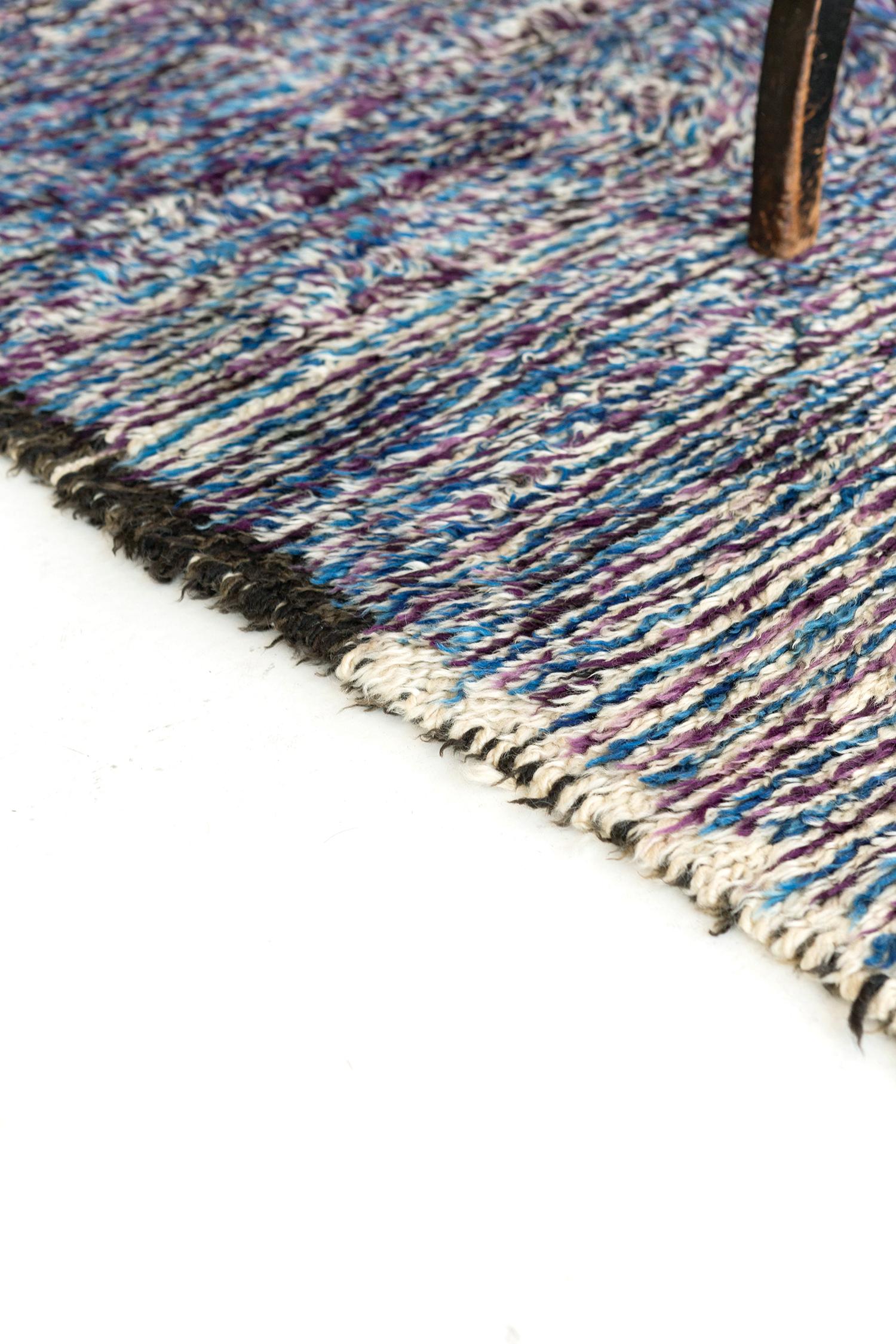 Marokkanischer Teppich aus der High Atlas-Kollektion (Ende des 20. Jahrhunderts) im Angebot