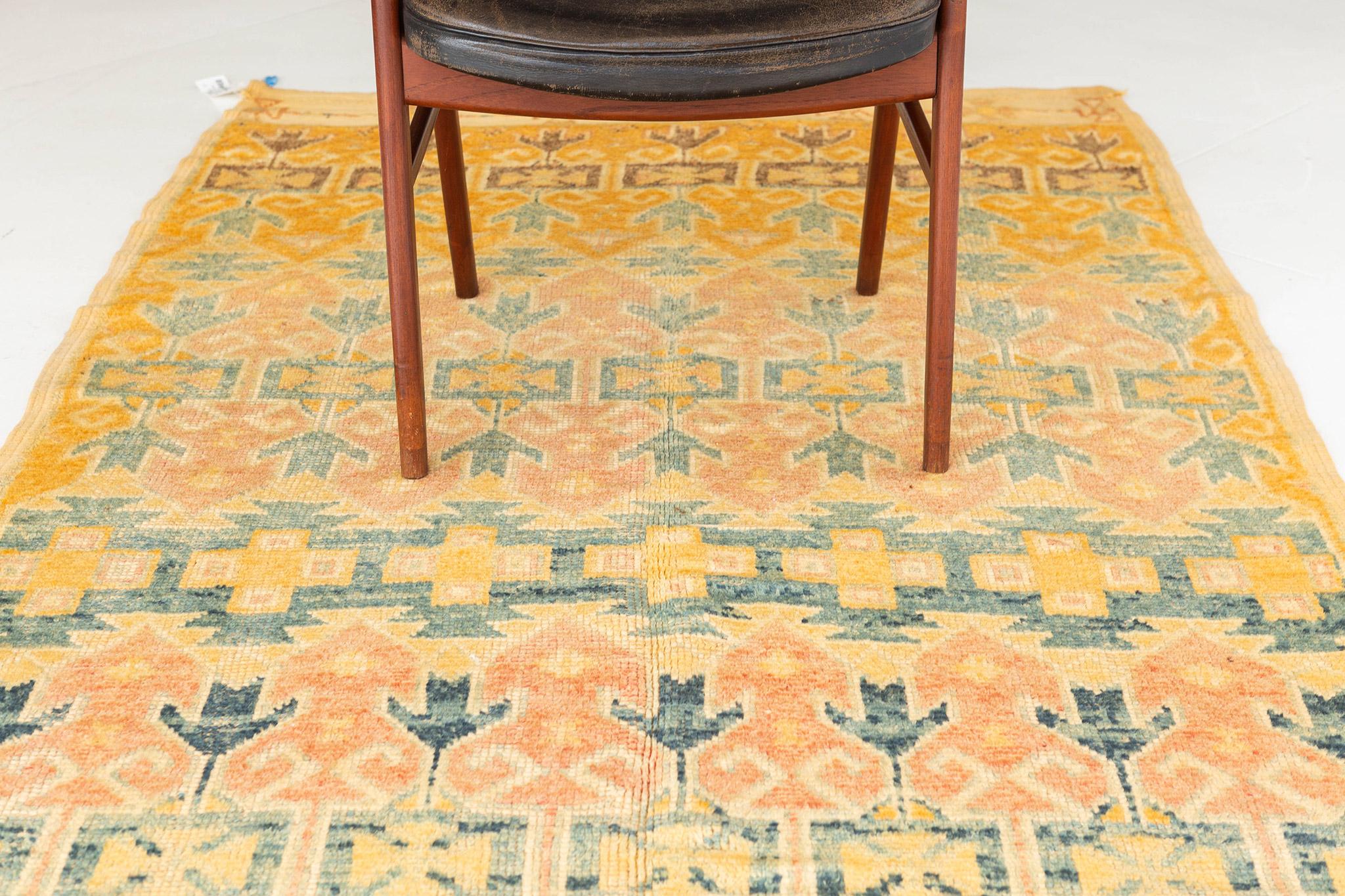 Mid-20th Century Vintage Moroccan Rug High Atlas Collection For Sale