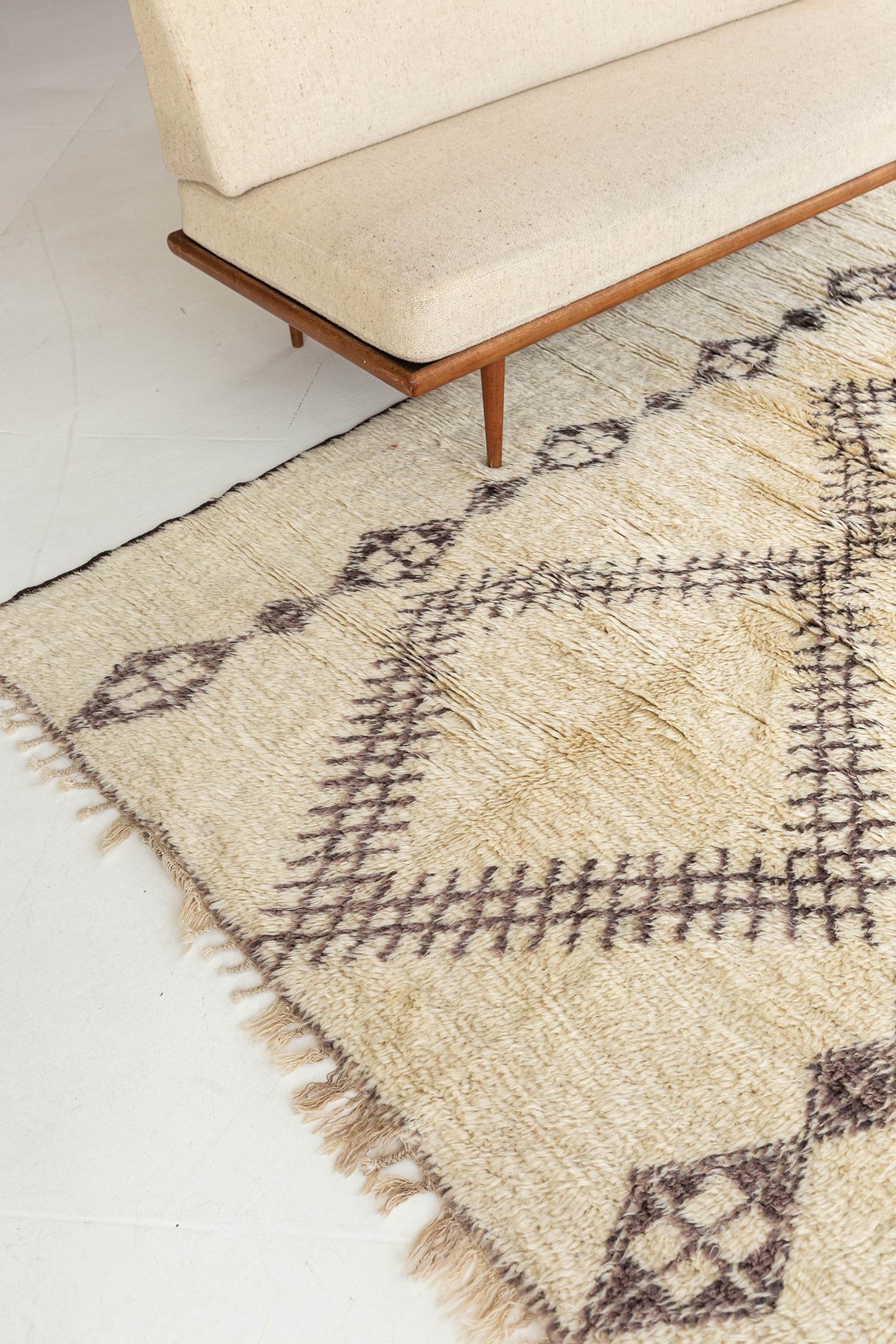 20th Century Vintage Moroccan Rug High Atlas Collection For Sale